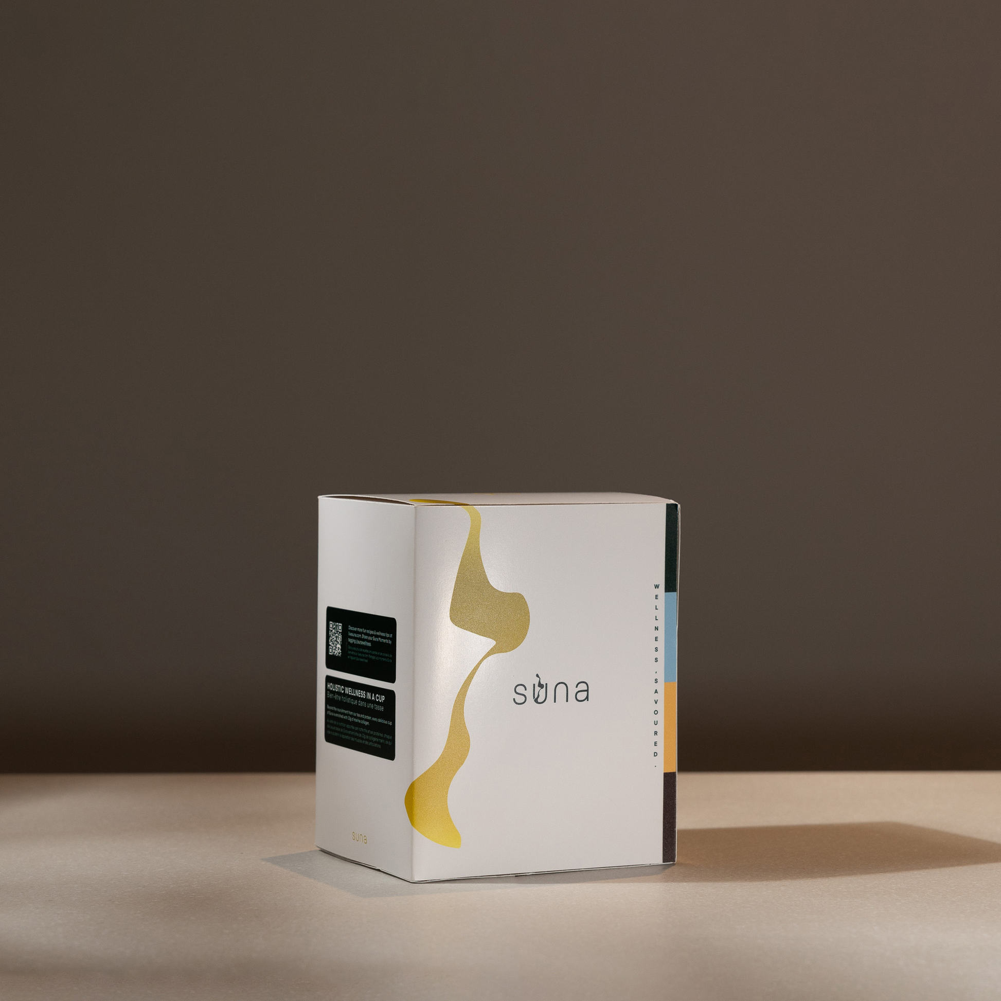 Suna 16-Pack Assorted Protein Tea Latte Sachets – Matcha, Hojicha, Earl Grey, and Royal Milk Tea with collagen and 20g protein per serving