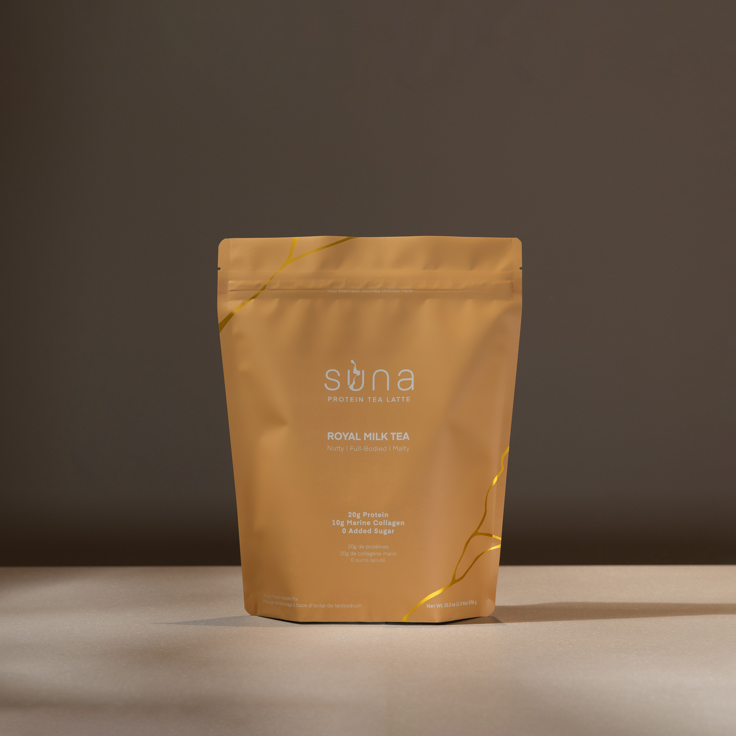 Royal Milk Tea Protein Latte – classic creamy black tea blend with collagen and protein