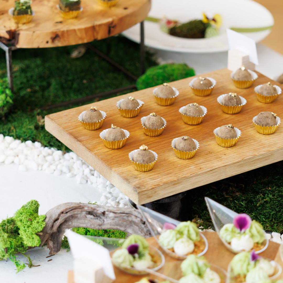 Protein pastries made with Suna's whey protein, marine collagen and Ceremonial Matcha. Made by Holt's Cafe at Holt Renfrew Vancouver