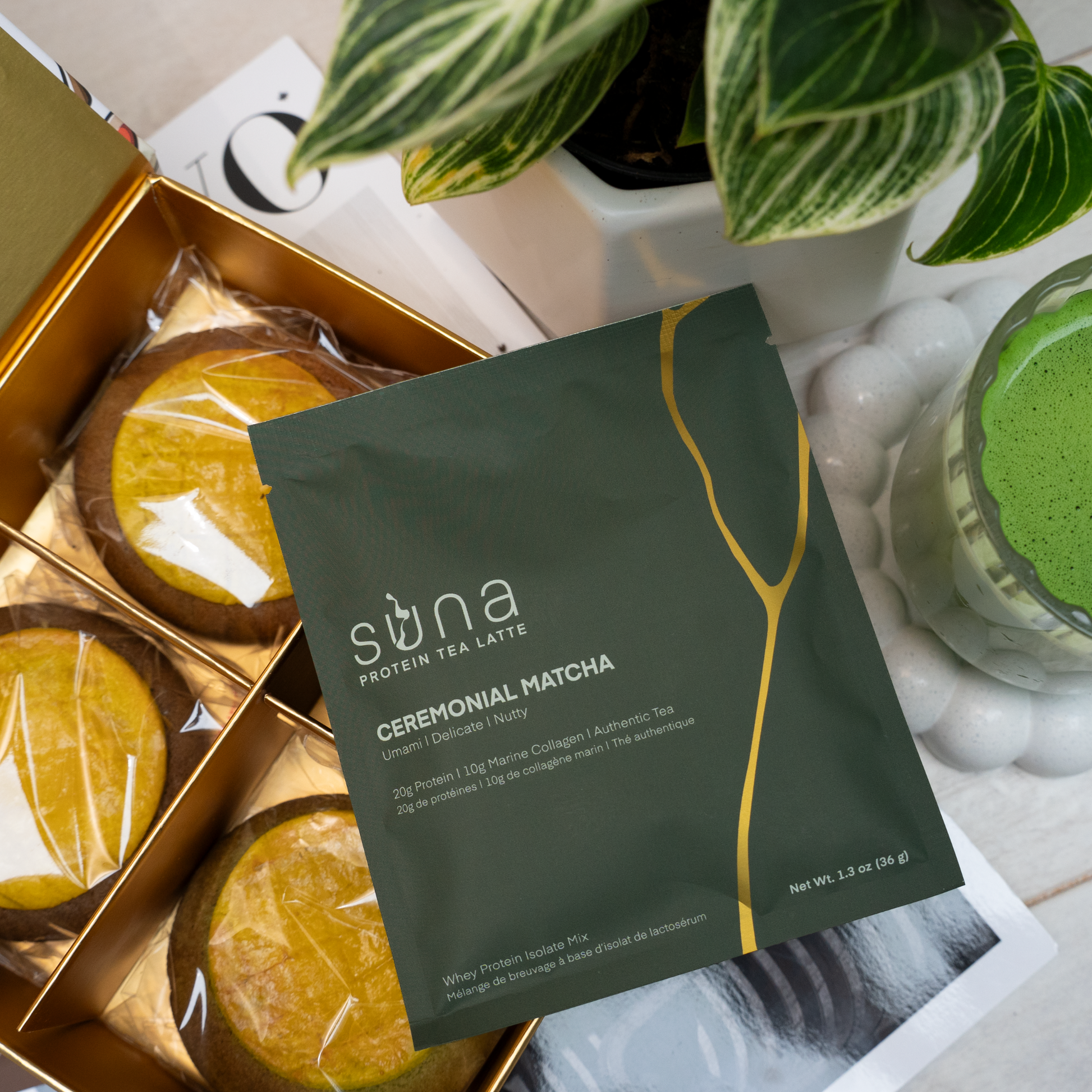 Protein Tea Latte with Collagen 