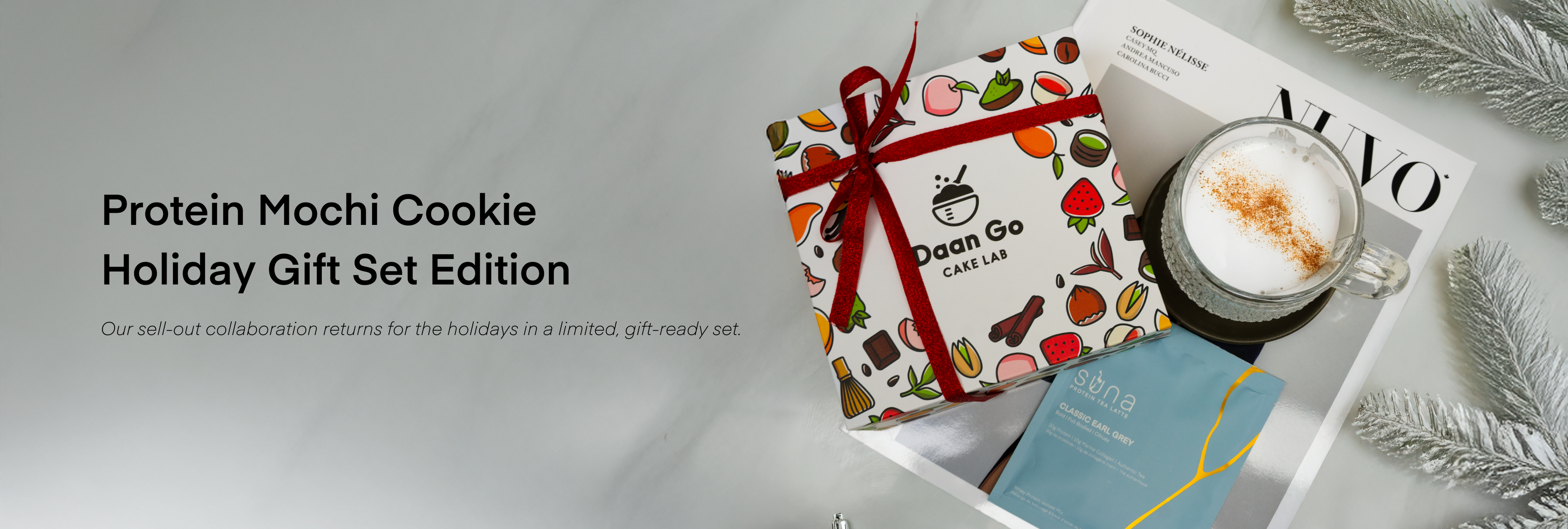 Suna Protein Tea Latte boosted with Collagen